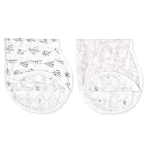 aden + anais - Silky Soft Burpy Bibs | French Floral - Girl