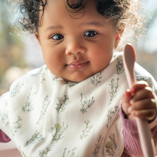 aden + anais - Silky Soft Burpy Bibs | French Floral - Girl
