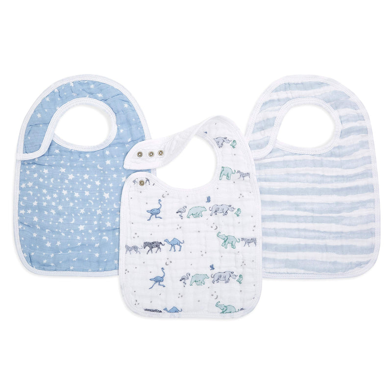 aden + anais - Classic Snap Bibs | Rising Star - Boy