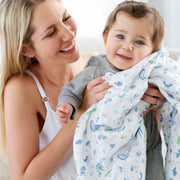 aden + anais - Organic Dream Blanket | Outdoors-Sleepy Forest - Boy