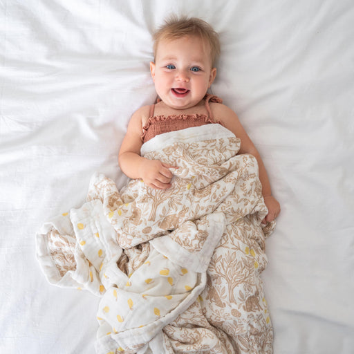 aden + anais - Silky Soft Dream Blanket | Natural Woodland - Neutral