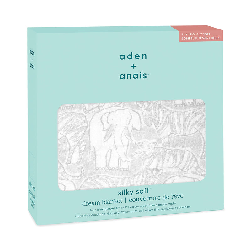 aden + anais - Silky Soft Dream Blanket | Culture Club-Animal Kingdom - Neutral