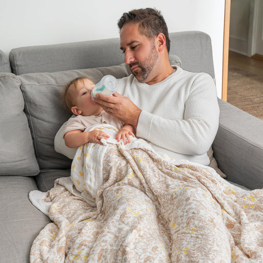 aden + anais - Silky Soft Oversized Blanket | Natural Woodland - Neutral