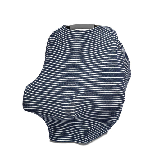 aden + anais - Snuggle Knit Multi-Use Cover | Navy Stripe - Neutral