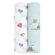 aden + anais - Swaddles | Hogwarts Essentials - Neutral