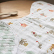 aden + anais - Burpy Bib | Elephant Circus - Neutral