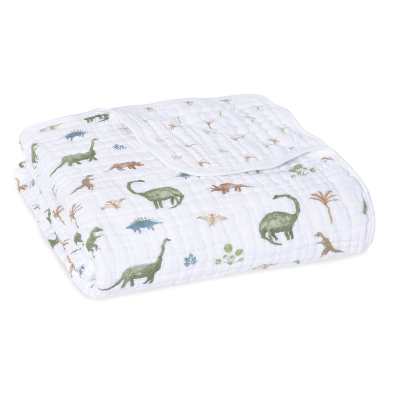 aden + anais - Muslin Blanket | Dino Jungle - Boy