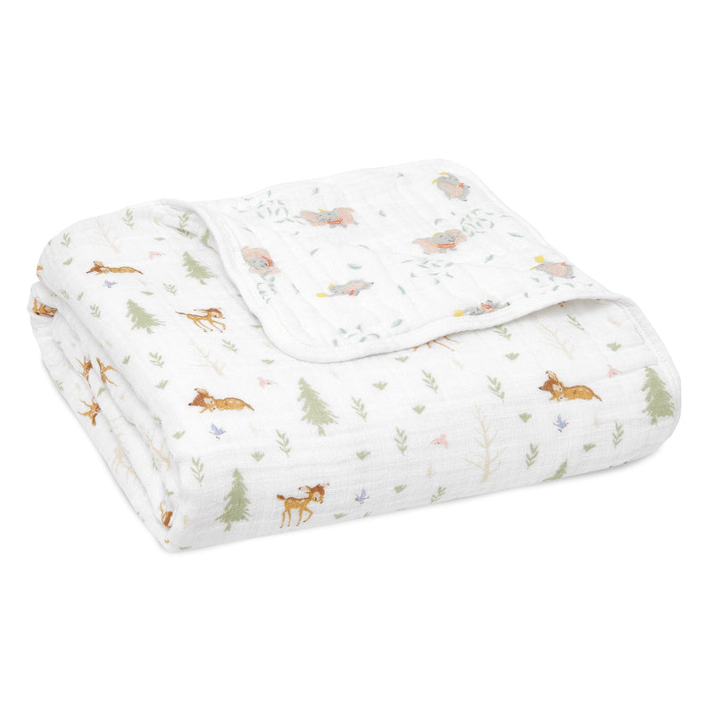 aden + anais - Muslin Blanket | Disney + Friends - Neutral
