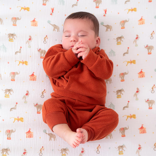 aden + anais - Crib Sheet | Elephant Circus - Neutral