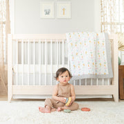 aden + anais - Muslin Changing Pad Cover | Grey - Neutral