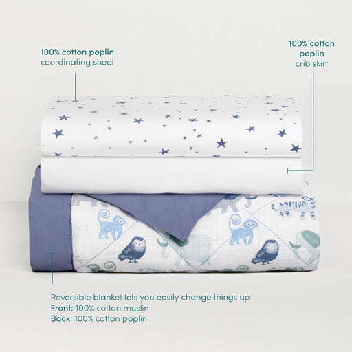 aden + anais - 3Pc Bedding Set | Time To Dream - Boy