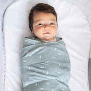 HALO - 100% Cotton Sleepsack Swaddle (TOG 1.5) | Birds - Neutral - Small