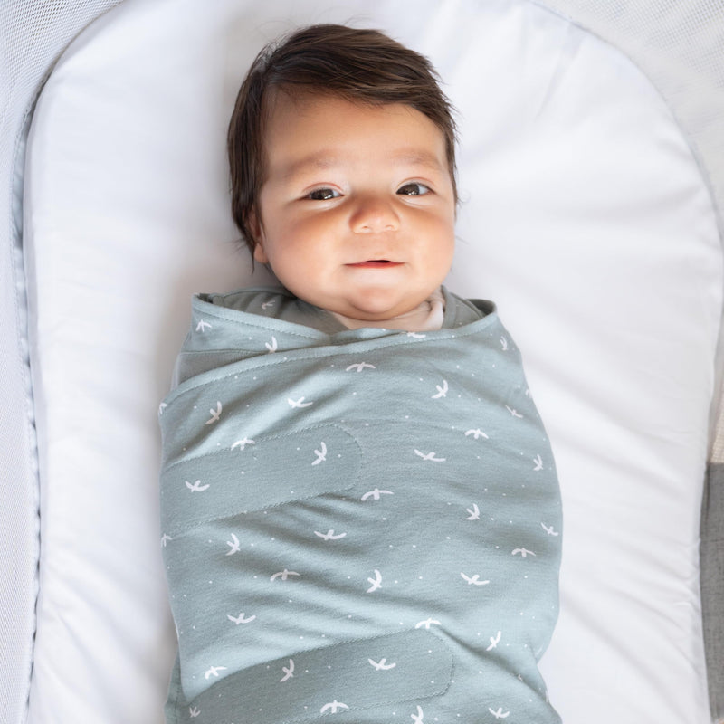 HALO - 100% Cotton Sleepsack Swaddle (TOG 1.5) | Birds - Neutral - Small