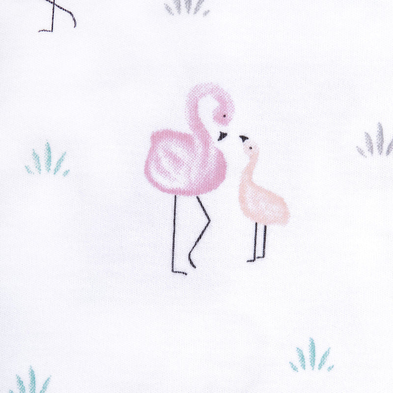 HALO - 100% Cotton Sleepsack Swaddle (TOG 1.5) | Flamingos - Girl - Small