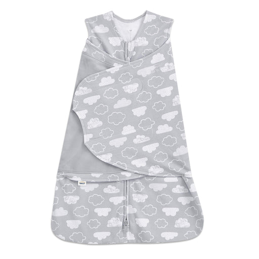 HALO - 100% Cotton Sleepsack Swaddle (TOG 1.5) | Grey Clouds - Neutral -born