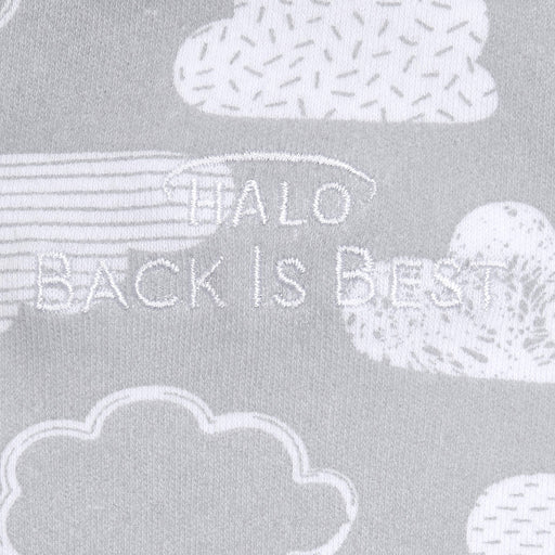 HALO - 100% Cotton Sleepsack Swaddle (TOG 1.5) | Grey Clouds - Neutral -born