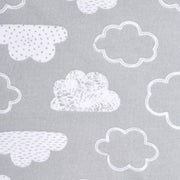 HALO - 100% Cotton Sleepsack Swaddle (TOG 1.5) | Grey Clouds - Neutral -born