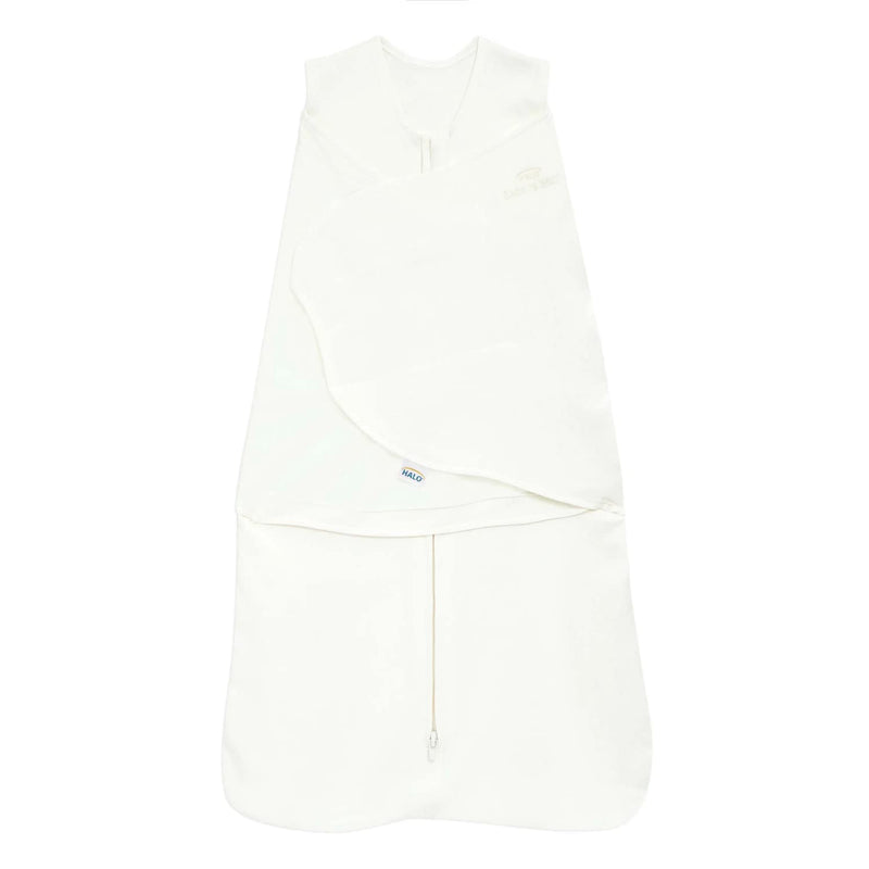 HALO - 100% Cotton Sleepsack Swaddle (TOG 1.5) | Cream - Neutral - Small