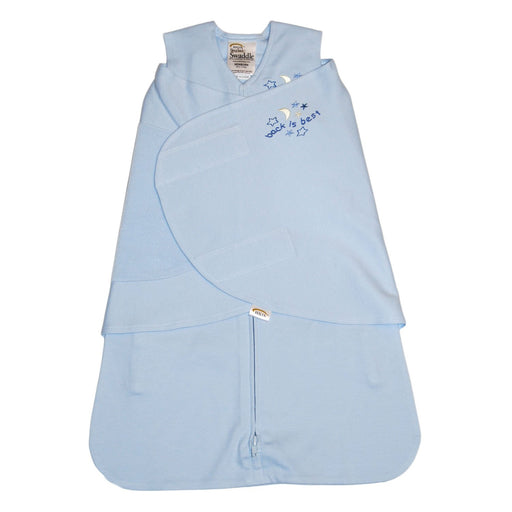 HALO - 100% Cotton Sleepsack Swaddle (TOG 1.5) | Baby Blue - Boy - Small