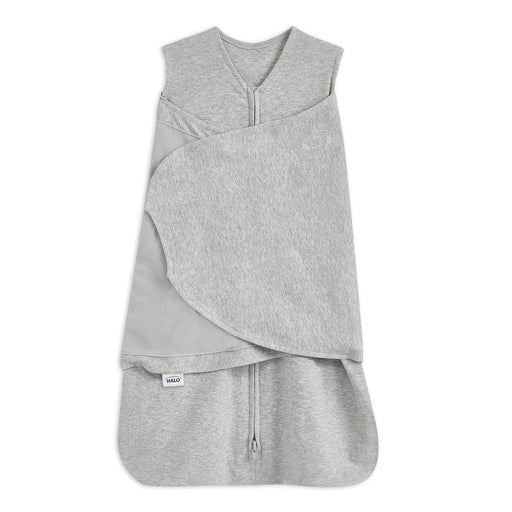 HALO - 100% Cotton Sleepsack Swaddle (TOG 1.5) | Heather Grey - Neutral - Small