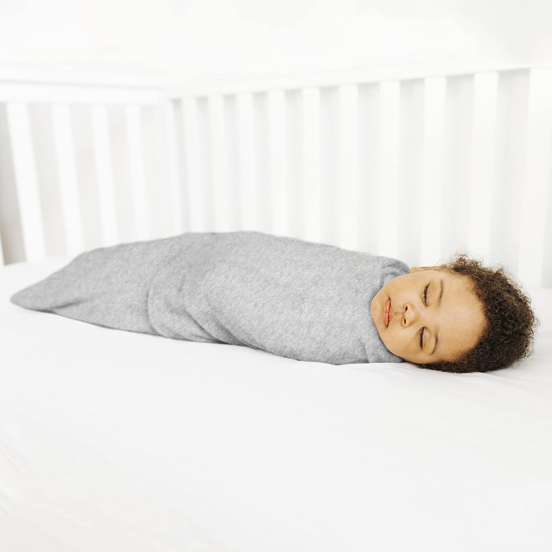 HALO - 100% Cotton Sleepsack Swaddle (TOG 1.5) | Heather Grey - Neutral - Small