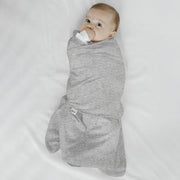 HALO - 100% Cotton Sleepsack Swaddle (TOG 1.5) | Heather Grey - Neutral - Small