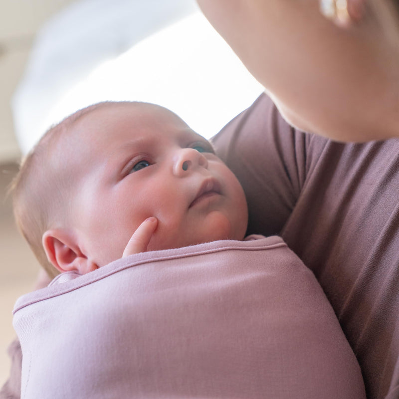 HALO - Sleepsack Swaddle Super Soft Bamboo (3.0 TOG) Box | Mauve - Girl - Small