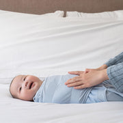 HALO - Sleepsack Swaddle Super Soft Bamboo (3.0 TOG) Box | Blue Fog - Boy - Small