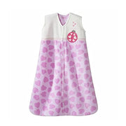 HALO - Micro Fleece Sleepsack Wearable Blanket (1.0 TOG) | Pink Ladybug - Girl - Small