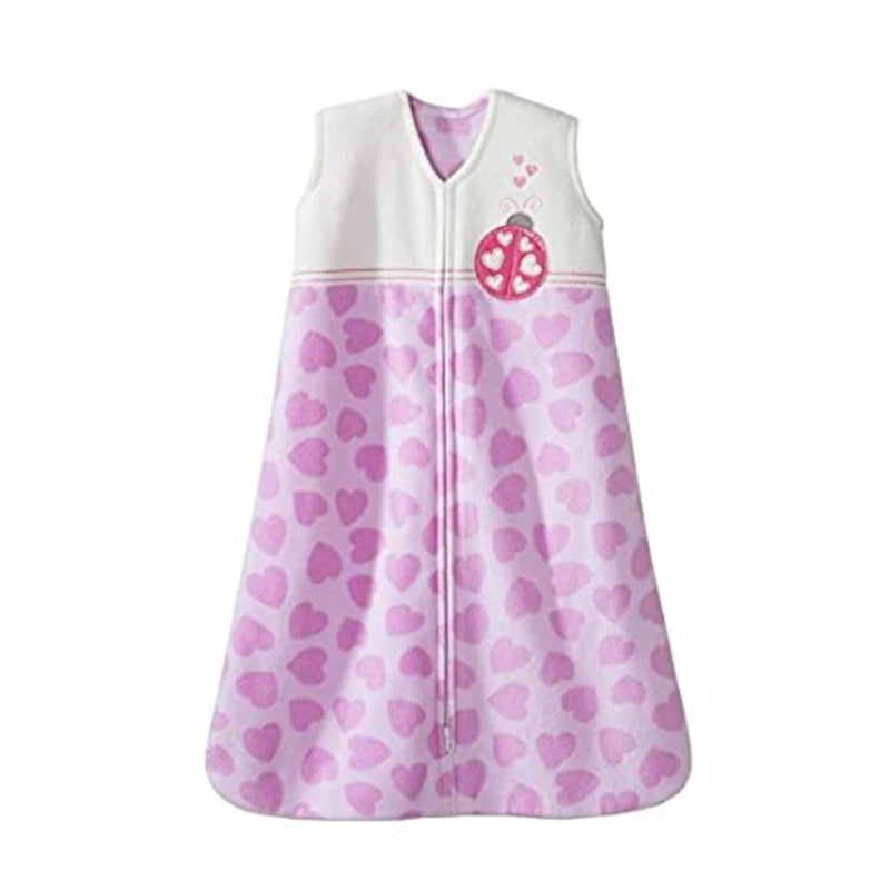 HALO - Micro Fleece Sleepsack Wearable Blanket (1.0 TOG) | Pink Ladybug - Girl - Small