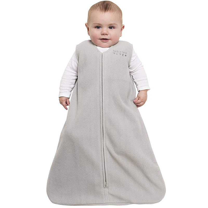 HALO - Micro Fleece Sleepsack Wearable Blanket (1.0 TOG) | Grey - Neutral - Ex-Large