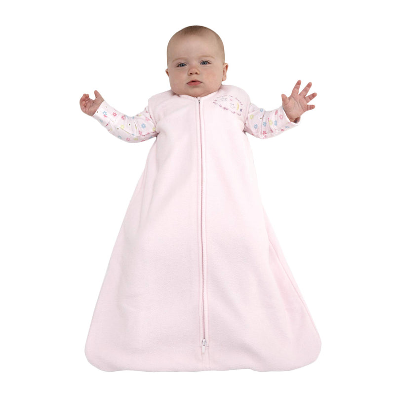 HALO - Micro Fleece Sleepsack Wearable Blanket (1.0 TOG) | Soft Pink - Girl - Large