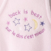 HALO - Micro Fleece Sleepsack Wearable Blanket (1.0 TOG) | Soft Pink - Girl - Large