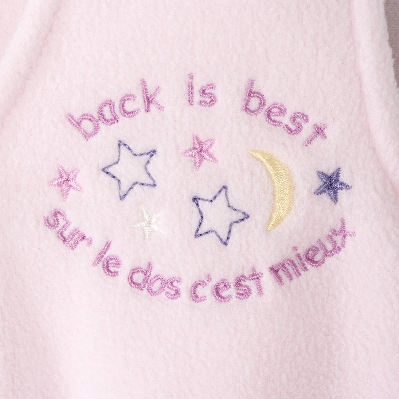 HALO - Micro Fleece Sleepsack Wearable Blanket (1.0 TOG) | Soft Pink - Girl - Large