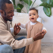 HALO - Sleepsack Wearable Blanket Super Soft Bamboo (1.0 TOG) Box | Mocha - Neutral - Large