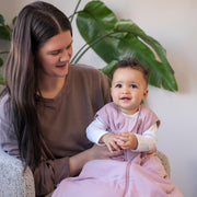 HALO - Sleepsack Wearable Blanket Super Soft Bamboo (1.0 TOG) Box | Mauve - Girl - Large