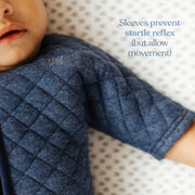 HALO - Easy Transition Quilted Sleepsack (1.5 TOG) | Denim Heather - Boy - Small