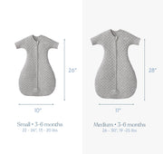 HALO - Easy Transition Quilted Sleepsack (1.5 TOG) | Denim Heather - Boy - Small