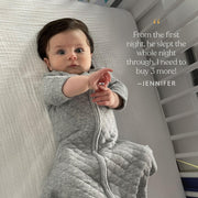 HALO - Easy Transition Quilted Sleepsack (1.5 TOG) | Denim Heather - Boy - Small