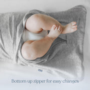 HALO - Sleepsack Swaddle Ideal Temp (1.5 TOG) | Navy/Orange - Boy - Small