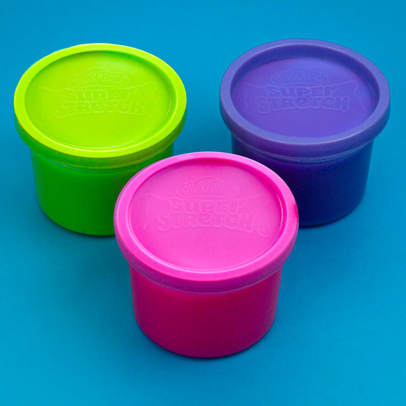 PLAY-DOH - 3 Stack Jars - SUPER STRETCH - Fruity Fun