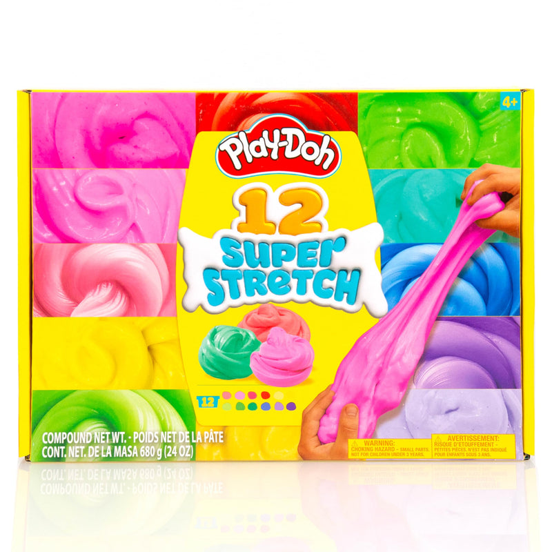 PLAY-DOH - Multi Scented - SUPER STRETCH - 12pc VARIETY PACK