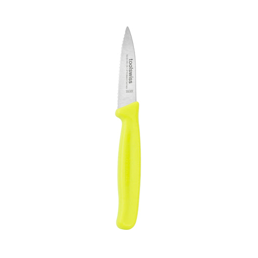Tool Swiss - 3" SERRATED KNIFE-GREEN