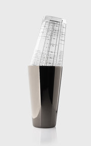 TEW - Boston shaker glass Gun Metal