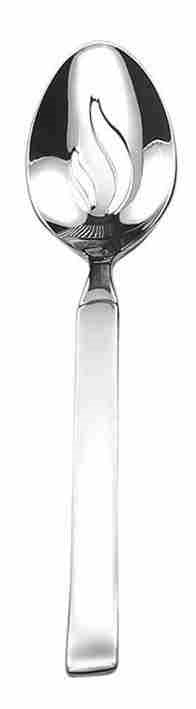 Splendide - PIERCED SERVING SPOONEDGE - SATIN FINISH- PINK CARD