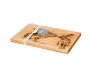 Selbrae House - Kissing Hares Oak Serving Board 30cm