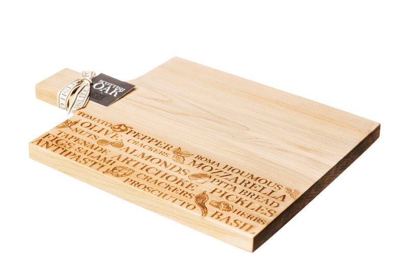 Selbrae House - Medium Sycamore Antipasti Paddle