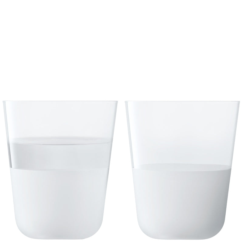 LSA - Arc Contrast Tumbler 380ml Mist x 2