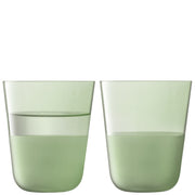 LSA - Arc Contrast Tumbler 380ml Moss x 2