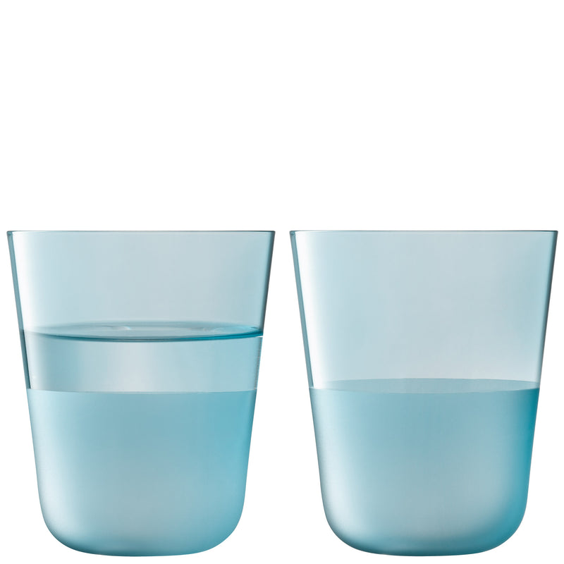 LSA - Arc Contrast Tumbler 380ml Sky x 2